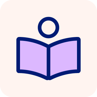 A person reading a book